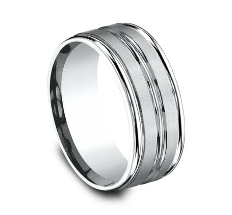Benchmark Argentium Silver 9mm Ring SKU RECF59180SV