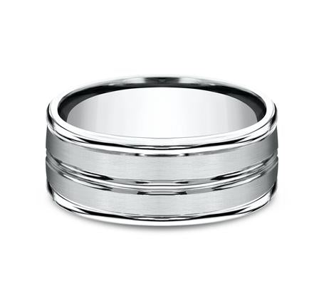 Benchmark Argentium Silver 9mm Ring SKU RECF59180SV