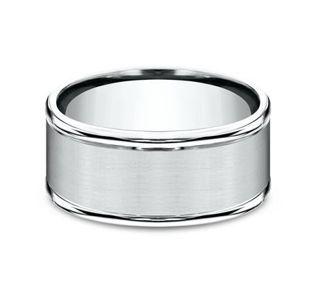 Benchmark Argentium Silver 10mm Ring SKU RECF71002SSV