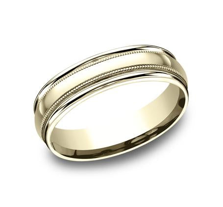 Benchmark Yellow Gold 6mm Ring SKU RECF7601Y