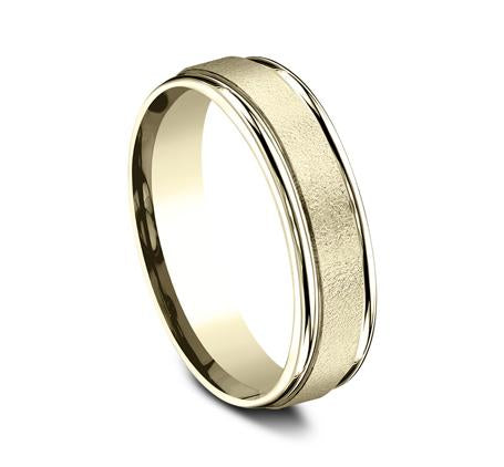 Benchmark Yellow Gold 6mm Ring SKU RECF7602Y