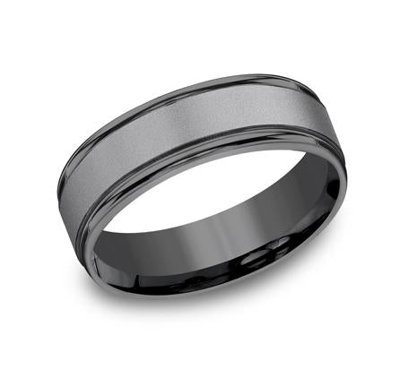 Benchmark Argentium Silver 10mm Ring SKU RECF71002SSV