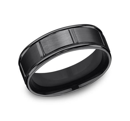 Forge Black Titanium 7mm Ring SKU RECF77452BKT