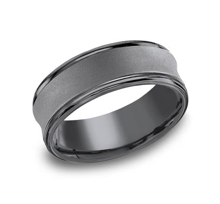 Forge Black Titanium 7.5mm Ring SKU RECF87500BKT