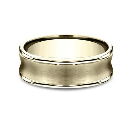 Benchmark Yellow Gold 7.5mm Ring SKU RECF87500Y