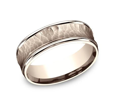 Benchmark Rose Gold 7.5mm Ring SKU RECF87508R