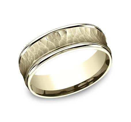 Benchmark Yellow Gold 7.5mm Ring SKU RECF87508Y