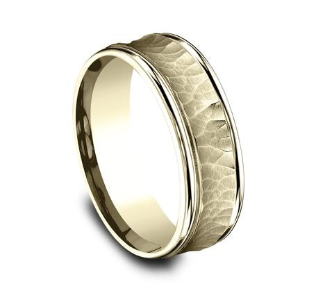 Benchmark Yellow Gold 7.5mm Ring SKU RECF87508Y