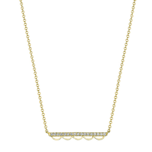 Crescent Bar Necklace # SN250