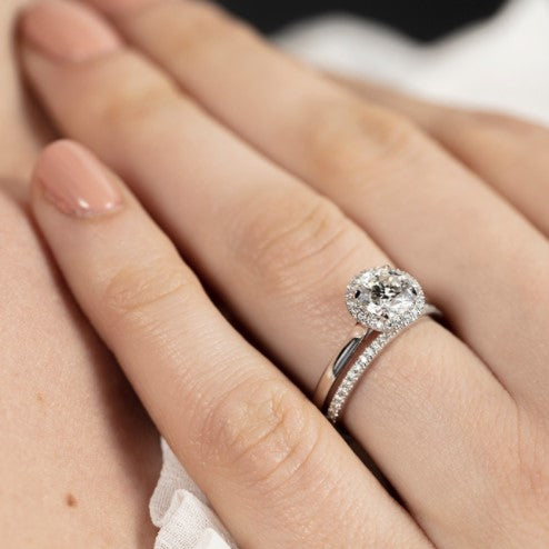 Juliette HOF Halo Engagement Ring