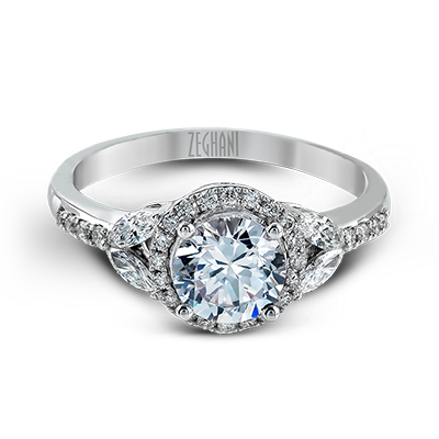 Zeghani Engagement Ring - #ZR909