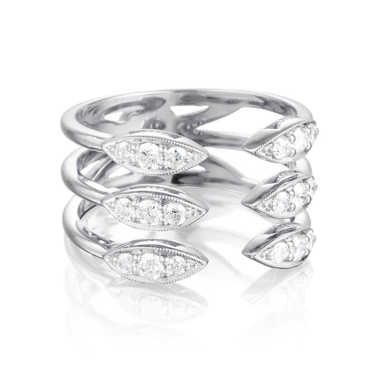 Ivy Lane Stacked Marquise Ring Style # SR199