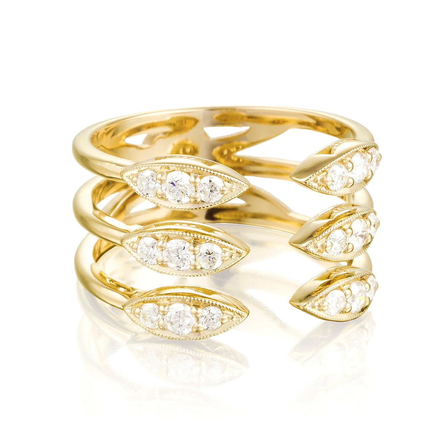 Ivy Lane Stacked Marquise Ring Style # SR199